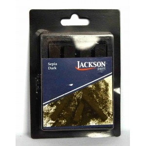 Jack Richeson,Jackson bâtonnets de pastel à croquis, sépia foncé, ensemble de 4 #400172