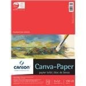 Canson, Tablette Papier-Canva 9" x 12" #702-145
