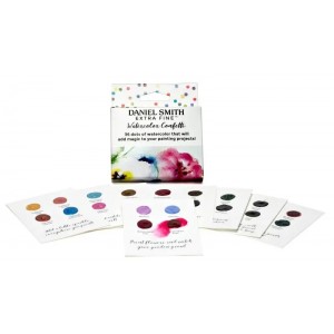 Daniel Smith,  36 Watercolor Confetti Dot Card Box Set,  #285900101