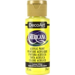 DecoArt, Americana Peinture Acrylique 2oz Jaune Citron DA011