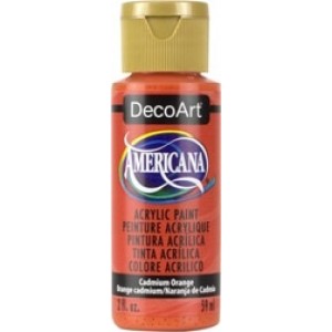 DecoArt, Americana Peinture Acrylique 2oz Orange Cadmium DA014