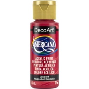 DecoArt, Americana Peinture Acrylique 2oz Rouge Calicot DA020