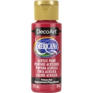 DecoArt, Americana Peinture Acrylique 2oz Rouge Primaire DA199