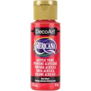 DecoArt, Americana Peinture Acrylique 2oz Rouge Alarme DA301