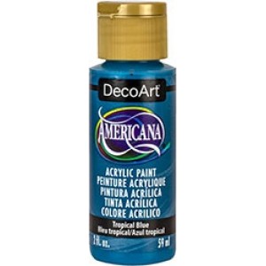 DecoArt, Americana Peinture Acrylique 2oz Bleu tropical DA375