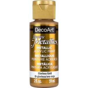 DecoArt, Dazzling Metallics Peinture Acrylique 2oz Or Glorieux DA071