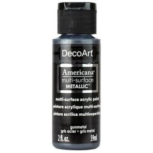 DecoArt, Americana Multi surface Acrylics Metallics 2oz Gris Acier DA570