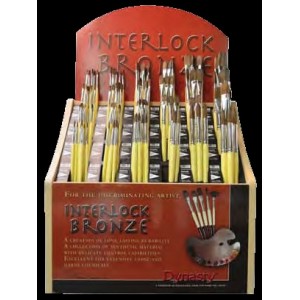 FM Brush, Paint Brush Interlock Bronze 171B Bright 10 #12069