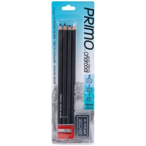General Pencil, General Ensemble Euro-Bland, de Crayons Fusain #59P-BP