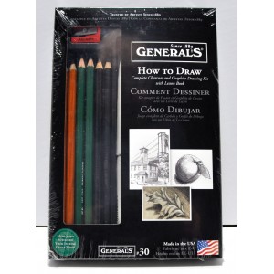 General Pencil, General's Ensemble Comment Dessiner #30-kit
