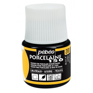 Pébéo, Porcelaine 150, 45ml Chalkboard Black #024201